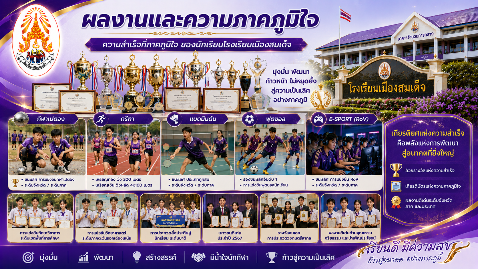 ผลงานและความภาคภูมิใจ